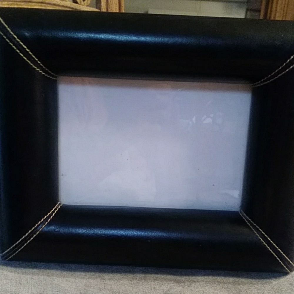 Leather frame